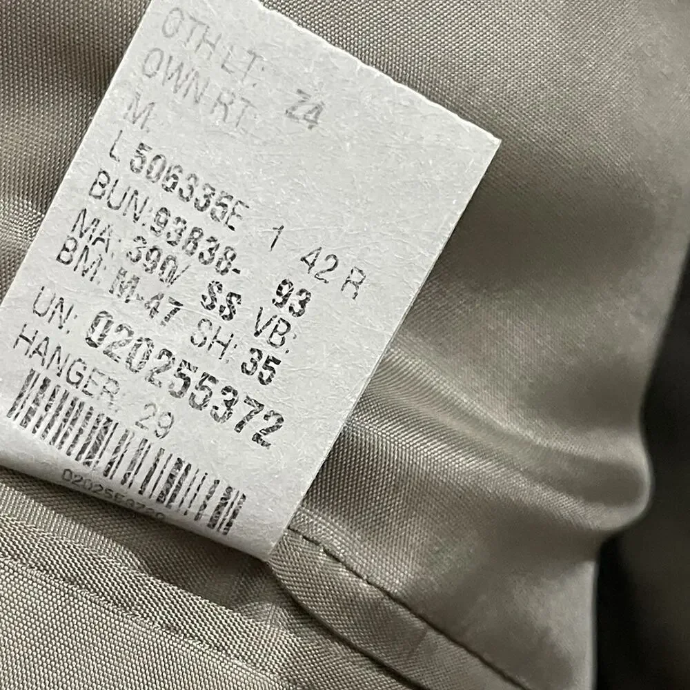 Lauren Ralph Lauren‎ Herringbone Blazer Jacket 42R Brown Sport Coat Suit Preppy